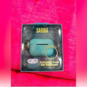 SARINA Airpods Pro carrying case mint New Soft Touch Super Cute